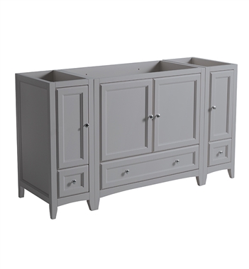 Fresca Oxford 60" Grey Traditional Bathroom Cabinets