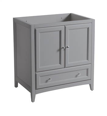 Fresca Oxford 30" Grey Traditional Bathroom Cabinet