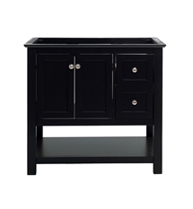 Fresca Manchester 36" Black Traditional Bathroom Cabinet