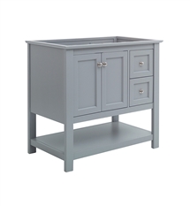 Fresca Manchester 36" Gray Traditional Bathroom Cabinet