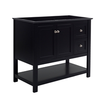 Fresca Manchester 40" Black Traditional Bathroom Cabinet