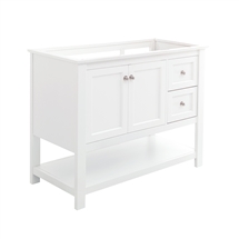 Fresca Manchester 40" White Traditional Bathroom Cabinet