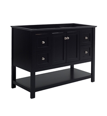 Fresca Manchester 48" Black Traditional Bathroom Cabinet