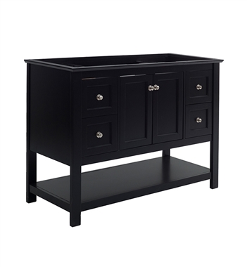 Fresca Manchester 48" Black Traditional Bathroom Cabinet