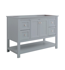 Fresca Manchester 48" Gray Traditional Bathroom Cabinet