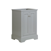 Fresca Windsor 24" Gray Textured Traditional Bathroom Cabinet