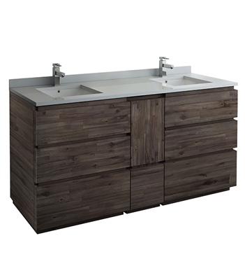 Fresca Formosa 70" Floor Standing Double Sink Modern Bathroom Cabinet