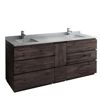 Fresca Formosa 82" Floor Standing Double Sink Modern Bathroom Cabinet