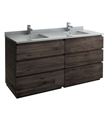 Fresca Formosa 70" Floor Standing Double Sink Modern Bathroom Cabinet