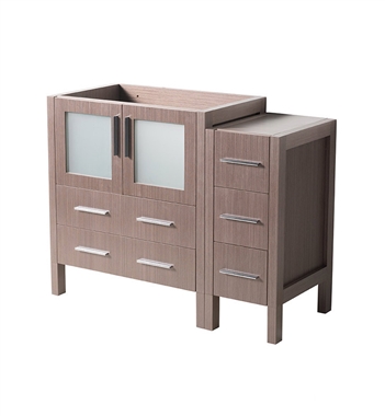 Fresca Torino 42" Gray Oak Modern Bathroom Cabinets