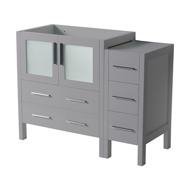 Fresca Torino 42" Grey Modern Bathroom Cabinets