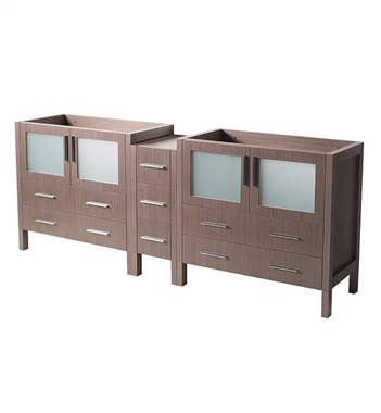 Fresca Torino 83" Gray Oak Modern Bathroom Cabinets