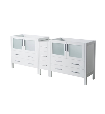 Fresca Torino 83" White Modern Bathroom Cabinets