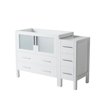 Fresca Torino 48" White Modern Bathroom Cabinets