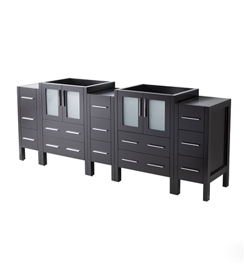 Fresca Torino 84" Espresso Modern Bathroom Cabinets