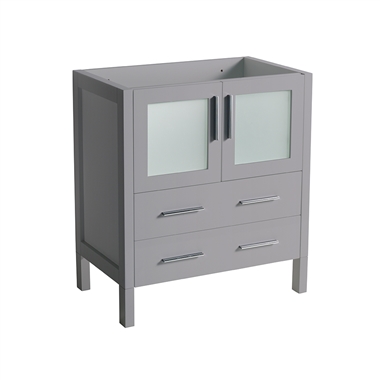 Fresca Torino 30" Grey Modern Bathroom Cabinet