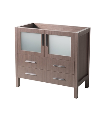 Fresca Torino 36" Gray Oak Modern Bathroom Cabinet