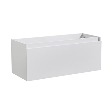 Fresca Mezzo 48" White Wall Hung Modern Bathroom Cabinet