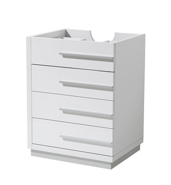 Fresca Livello 24" White Bathroom Cabinet