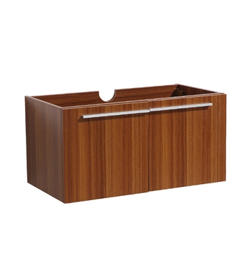 Fresca Vista 36" Teak Modern Bathroom Cabinet