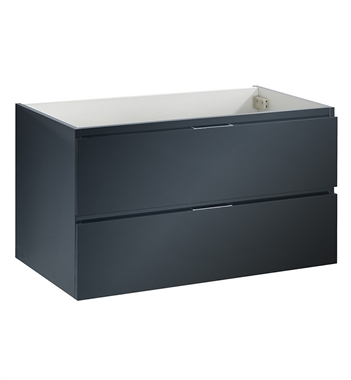 Fresca Valencia 36" Dark Slate Gray Wall Hung Modern Bathroom Cabinet