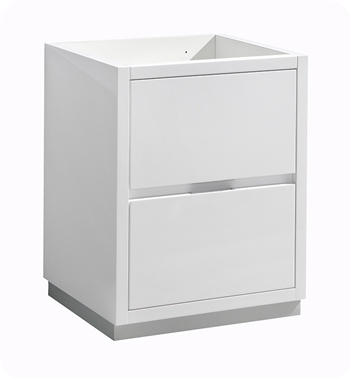 Fresca Valencia 24" Glossy White Free Standing Modern Bathroom Cabinet