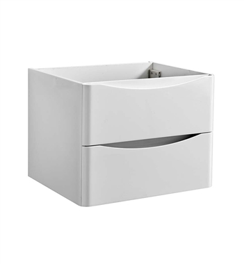 Fresca Tuscany 24" Glossy White Wall Hung Modern Bathroom Cabinet