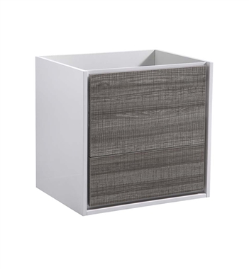 Fresca Catania 24" Ash Gray Wall Hung Modern Bathroom Cabinet