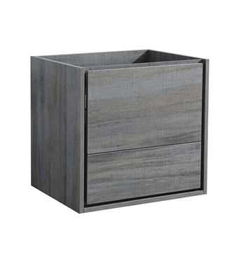 Fresca Catania 24" Ocean Gray Wall Hung Modern Bathroom Cabinet