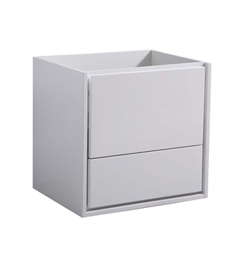 Fresca Catania 24" Glossy White Wall Hung Modern Bathroom Cabinet