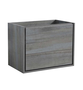 Fresca Catania 30" Ocean Gray Wall Hung Modern Bathroom Cabinet