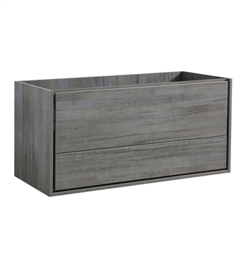 Fresca Catania 48" Ocean Gray Wall Hung Double Sink Modern Bathroom Cabinet