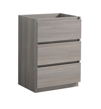 Fresca Lazzaro 24" Gray Free Standing Modern Bathroom Cabinet