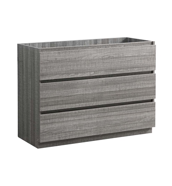 Fresca Lazzaro 48" Ash Gray Free Standing Modern Bathroom Cabinet