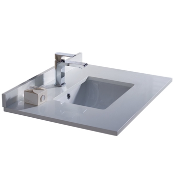 Fresca Oxford 30" Countertop with Undermount Sink in White