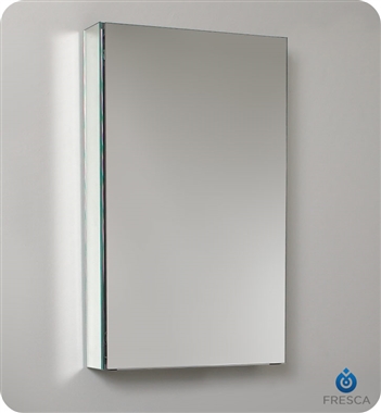 Fresca 15" Wide x 26" Tall Bathroom Medicine Cabinet with Mirrors