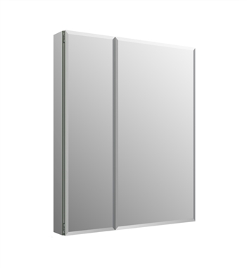 Fresca 30" Wide x 36" Tall Bathroom Medicine Cabinet w/ Mirrors, Beveled Edge