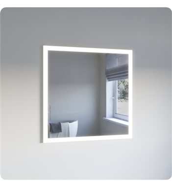 Angelo 36" Wide by 36" Tall Bathroom Mirror with LED Lighting