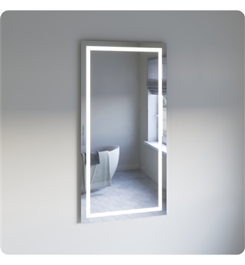 Santo 30" Wide by 59" Tall Bathroom Mirror with LED Lighting