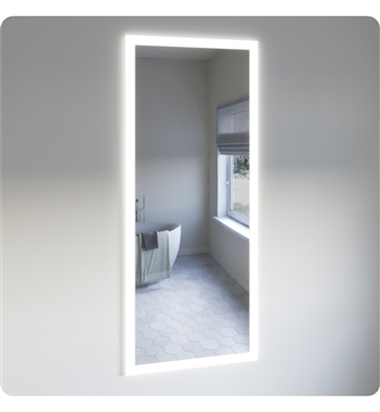 Angelo 30" Wide by 71" Tall Bathroom Mirror  with LED Lighting