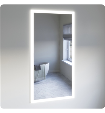 Angelo 36" Wide by 71" Tall Bathroom Mirror with LED Lighting