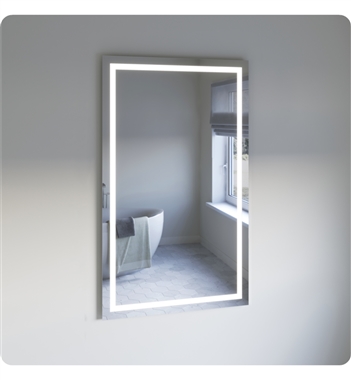 Santo 36" Wide by 59" Tall Bathroom Mirror with LED Lighting