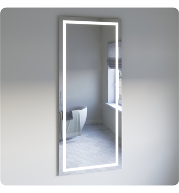 Santo 30" Wide by 71" Tall Bathroom Mirror with LED Lighting