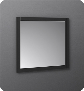 Fresca Manchester 30" Traditional Bathroom Mirror in Black