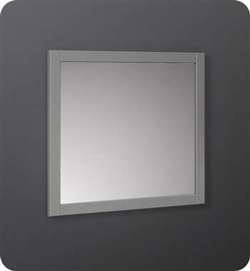 Fresca Manchester 30" Traditional Bathroom Mirror in Gray