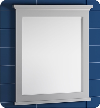 Fresca Windsor 30" Mirror in Gray Textured