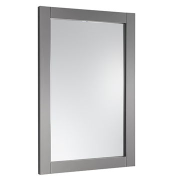 Fresca 24" X 30" Reversible Mount Mirror in Gray