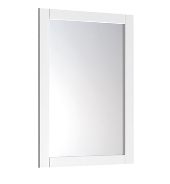 Fresca 24" X 30" Reversible Mount Mirror in White