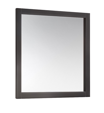 Fresca 36" X 30" Reversible Mount Mirror in Espresso