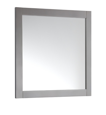 Fresca 36" X 30" Reversible Mount Mirror in Gray